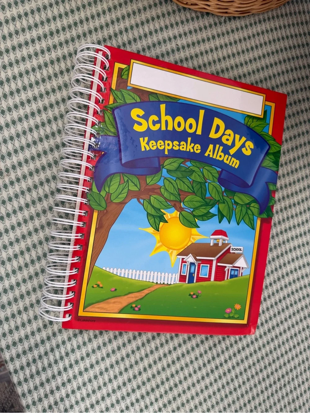 New School Keepsake Album Preschool - 12th Grade School Days Keepsake Album Red